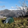 Camp near Mt Fainter. Just north of The Bogong High Plains.